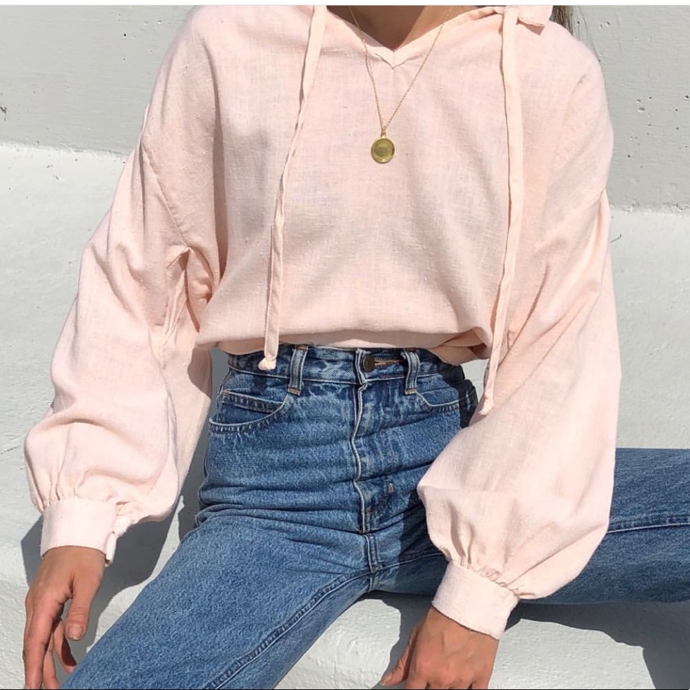 Vintage linen blouse